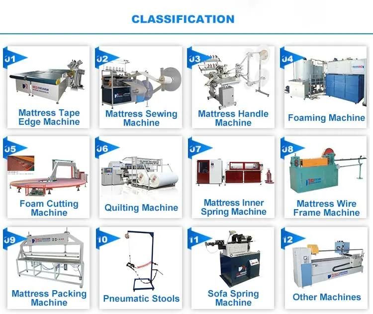 Mattress Frame Wire Straightening Bending Helical Assembly Machine