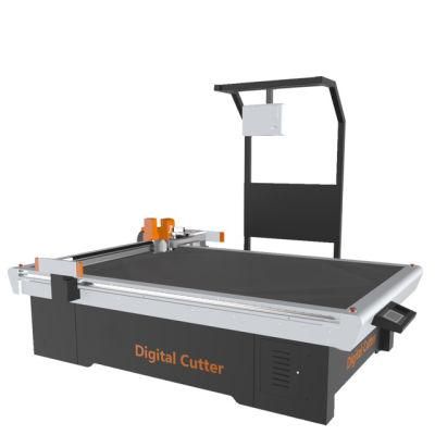 PU Leather Digital Flatbed Cutter CNC Cutting Machine for Bags