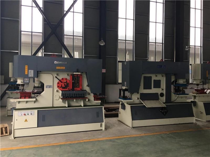 China Manufacturer Q35y-25 Metal 120t Punching Pressure Hydraulic Multifunction Ironworker