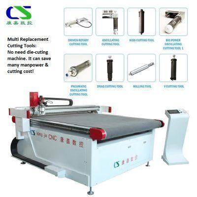 Combo Mat Cutting Machine Fire Retardant Materials Cutter CNC Knife Blade Cutting Machine