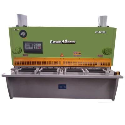 Langdun Machine Tool QC11K Series 25X2500 CNC Guillotine Shearing Machine, Metal Sheet Cutting Machine