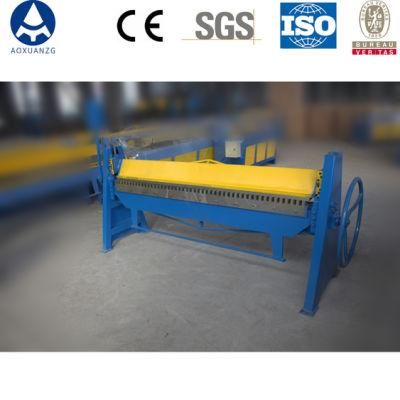 1300mm High Quality Galvanized Sheet Plate Manual Tdf Folding Bending Machine