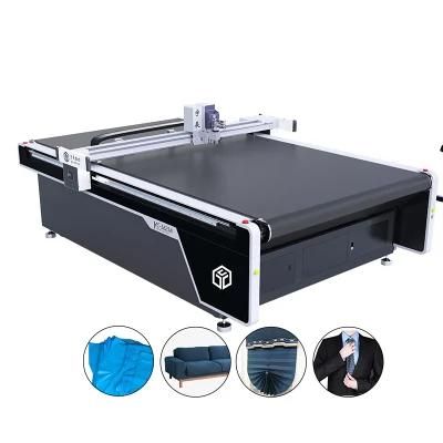 Knitted Fabric Cutting Machine Table Ultrasonic Cutting Roller Blinds Zebra Blind Fabric Cutting Table