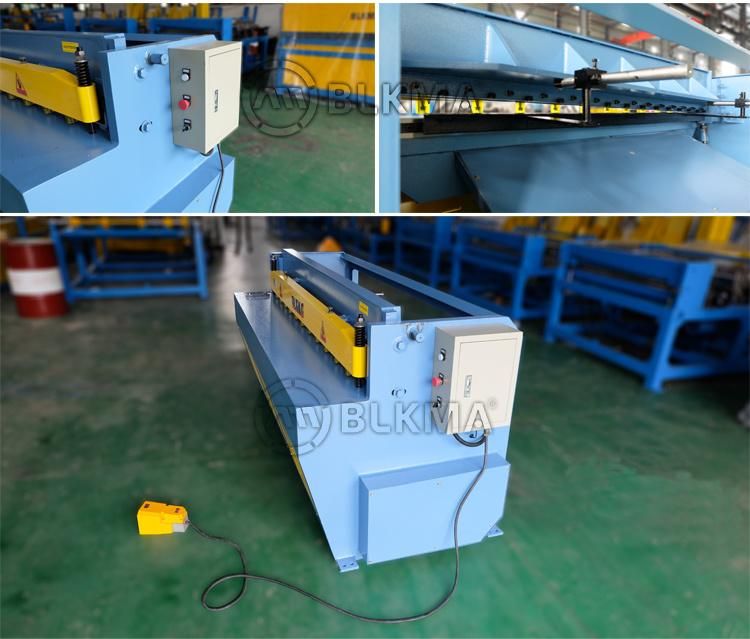 Square HVAC Duct Blkma Galvanized Metal Sheet Shearing Machine