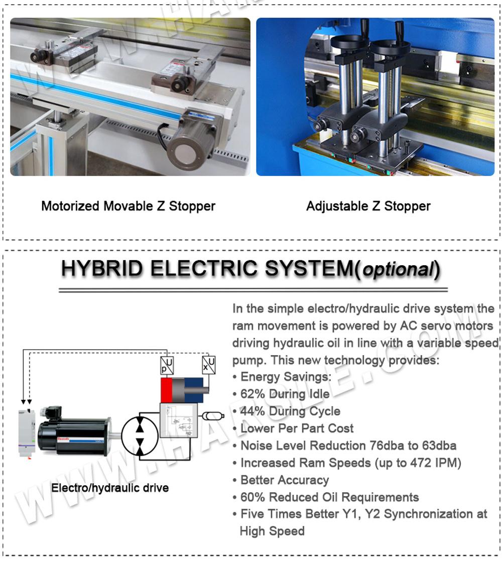 HARSLE Hydraulic Press Brake CNC Hydraulic Press Brake Bending Machine