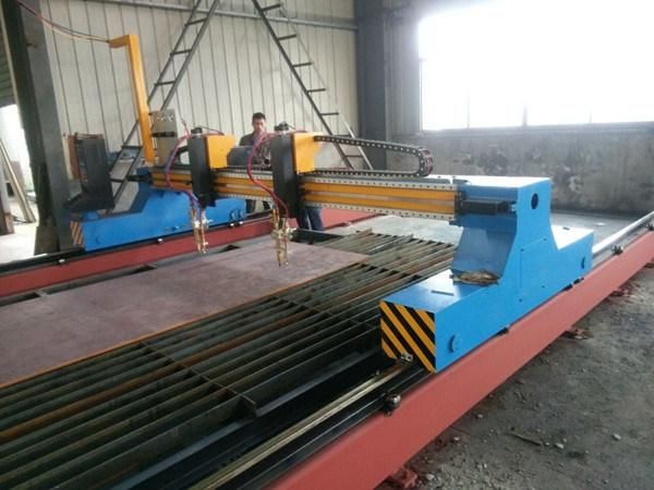 H Beam Steel Plate Sheet Web and Flange Edge Beveling Cutting Machine