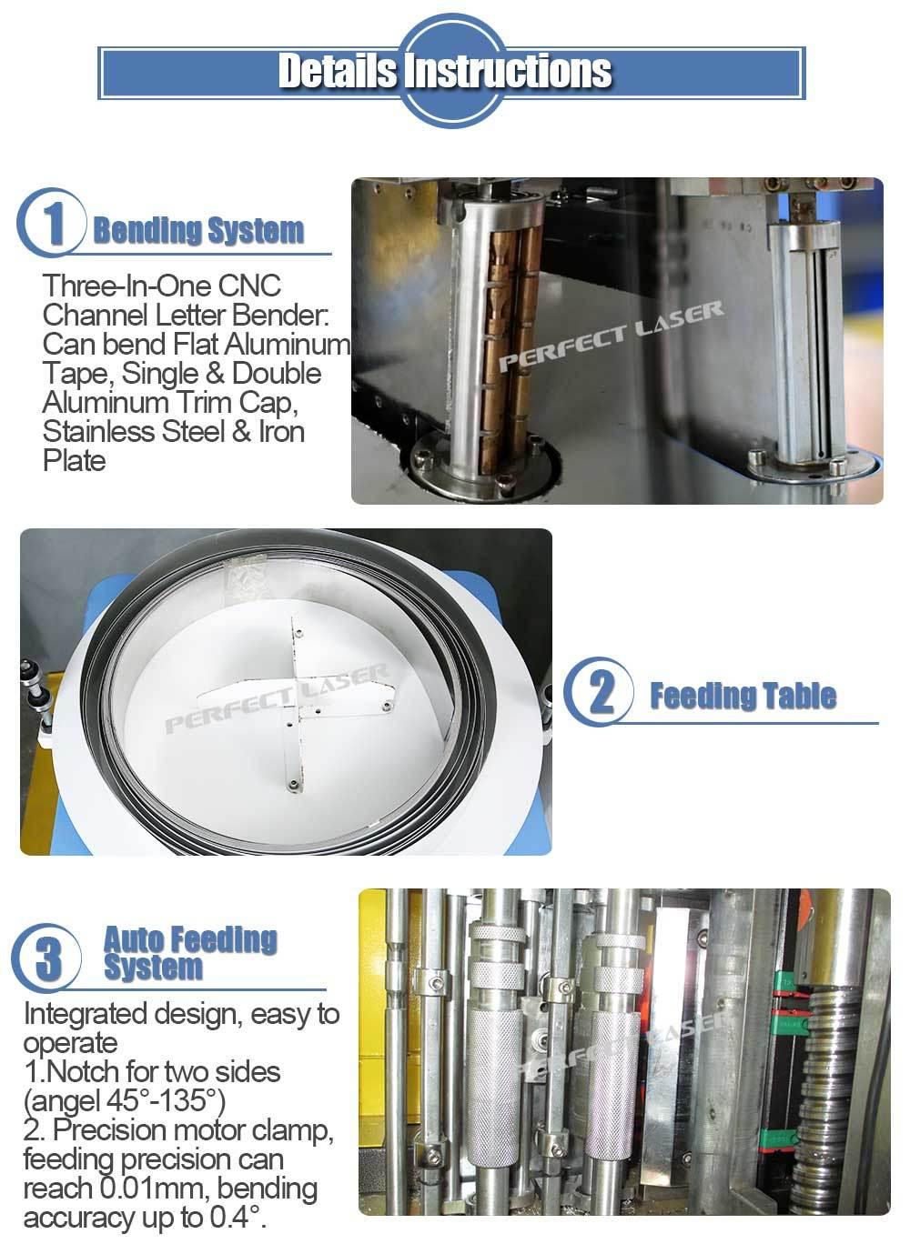 Ss and Aluminum Auto Channel Letter Bending Machine