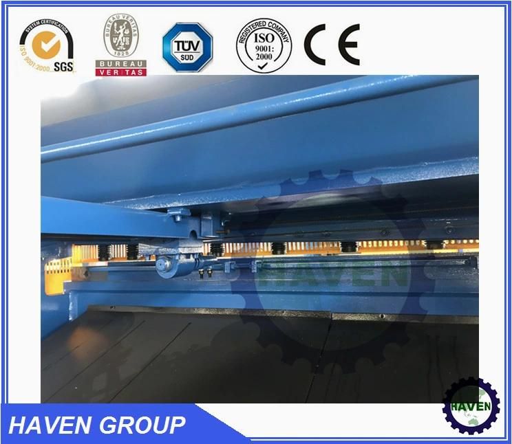 QC11K-10X4000 CNC hydraulic Guillotine Shearing Machine, CNC Hydraulc Steel Plate Cutting Machine