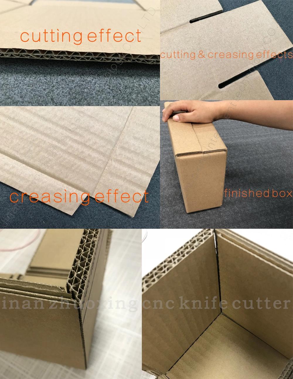 CNC Oscillating Knife PVC Corrugated Paper Honeycomb Board Custom Shape Paper Cutter