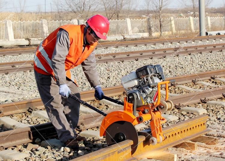 Internal Combustion Rail Cutting Machine Saw Tracks Railway Cutting