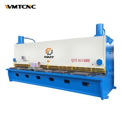 high precision QC11Y-16*6000 hydraulic shearing machine for metalworking