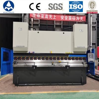 We67K-130t/4000 CNC Hydraulic Servo Hydraulic Stainless Steel Iron Steel Plate Press Brake Bending Folding Machine