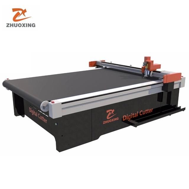 Zhuoxing Automatic CNC Knife Cutting Machine for Car Interior Seat Curshion and Fabric Mat
