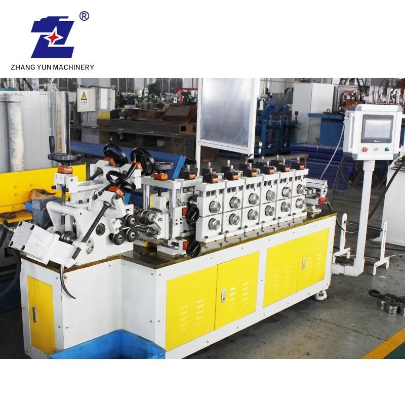CE/ISO Clamping Band Stainless Steel V Clips Channel Roll Forming Machine