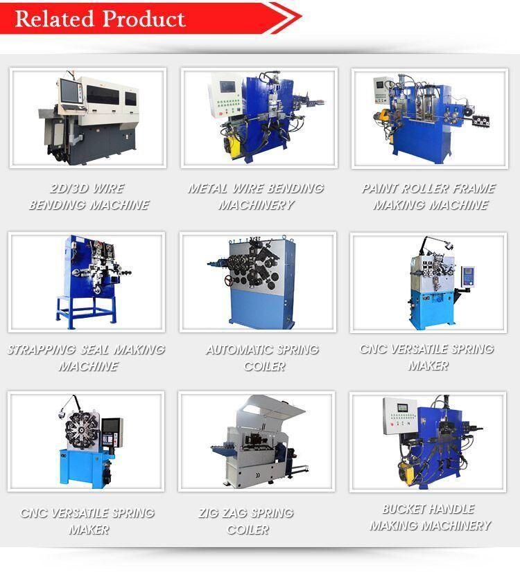 10 Axes Automatic CNC 3D Wire Bracket Hook Bending Machine