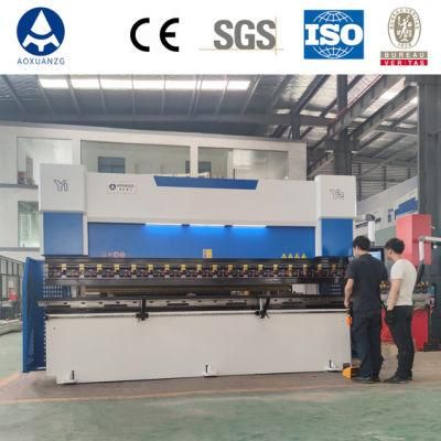 110t 3+1 Axis Hydraulic CNC Sheet Bending Press Brake Machine with Delem Da53t Controller System