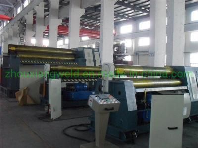 Side Upper Supporting Frames Rolling Machine Hydraulic Three Roller