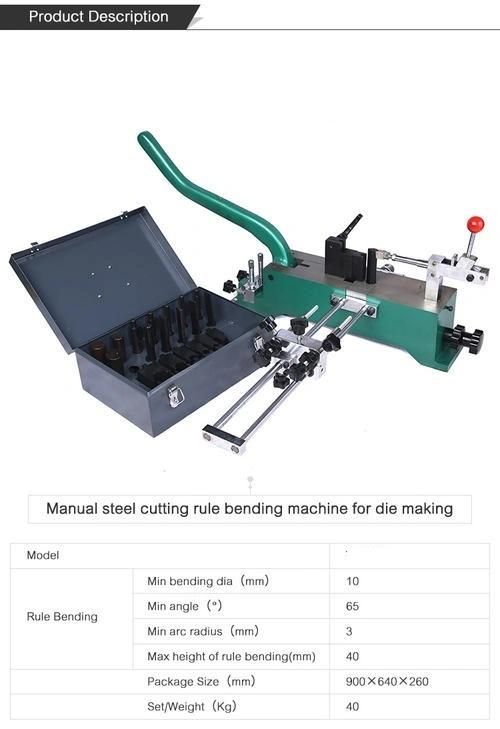 Manual Bending Die Making Machine