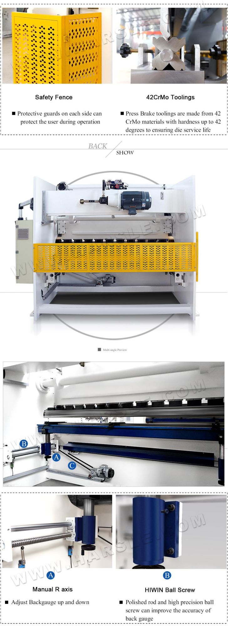 HARSLE Hydraulic Folding /Press Brake/ Bending/Bender Machine