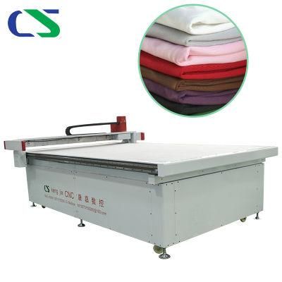 Manufacturer Multi Layer Fabric Class Oscillating Knife Cutting Machine Fast Speed High Precision