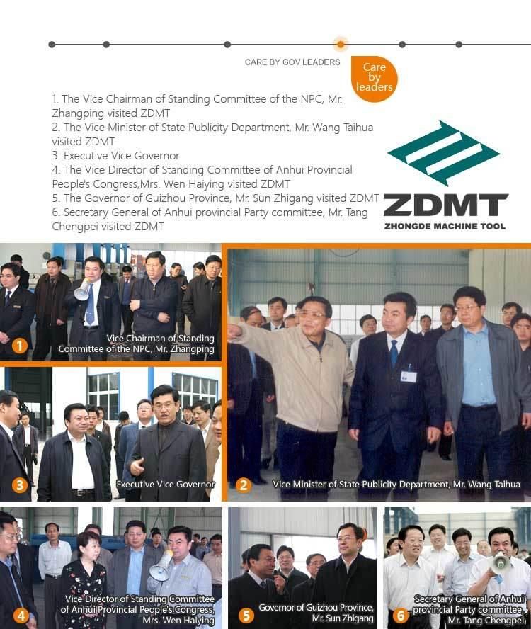 Zdmt Hydraulic CNC Press Brake with E200p CNC Controller