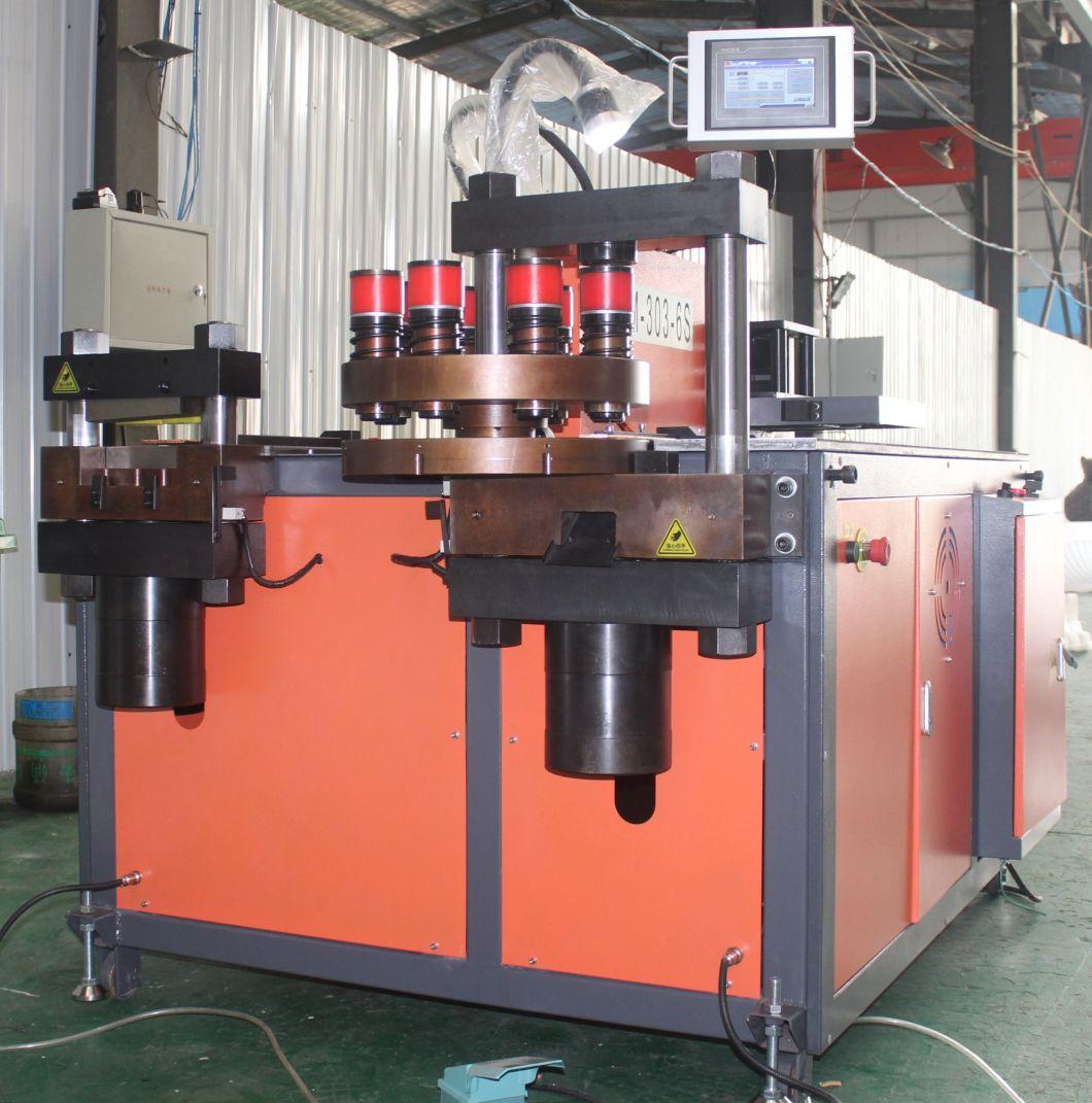 Auto Hydraulic Busbar Processing Machine Cutting Bending Punching Machinery for Metal