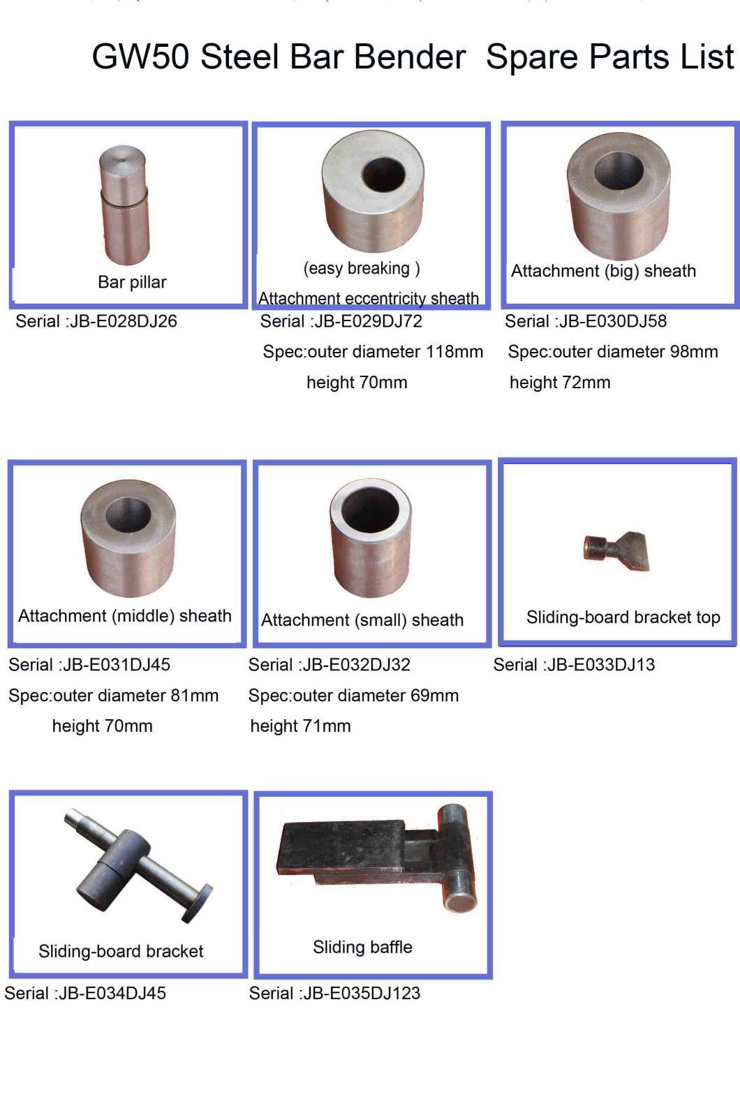 Customized Safe Operating Procedure for Rebar Bending Machine Bender Steel Bar Bender Rebar Bending Machine