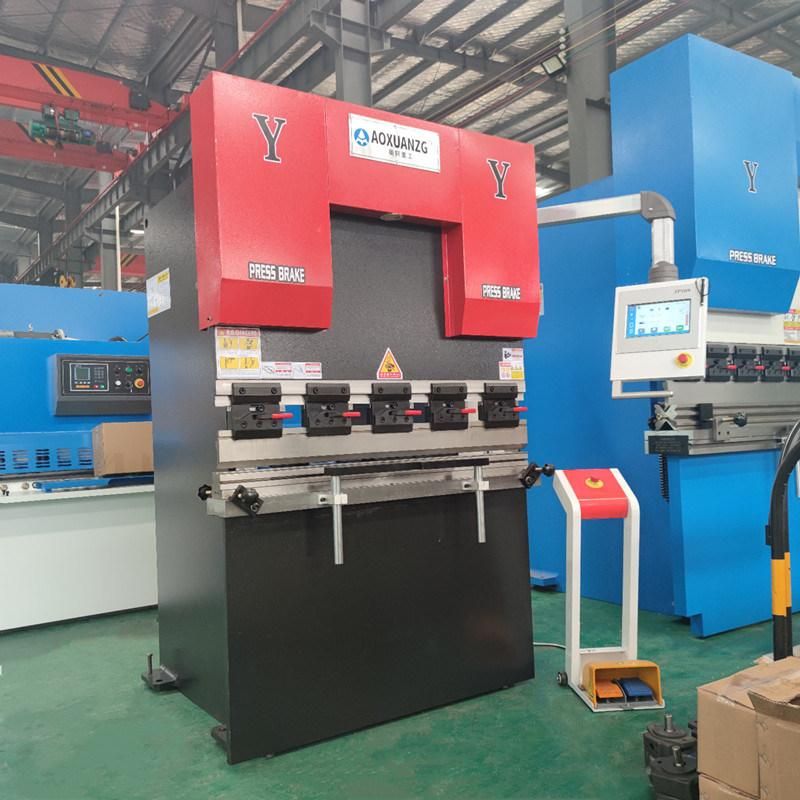 High Accuracy Pipe Metal Bending 40t/1600 Small CNC Hydraulic Press Brake with Tp10s Controller