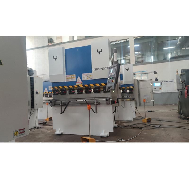 E21 Controller 63t/1600 CNC Hydraulic Press Brake /Stainless Sheet Metal Bending Folding Machine with Manual Compensation