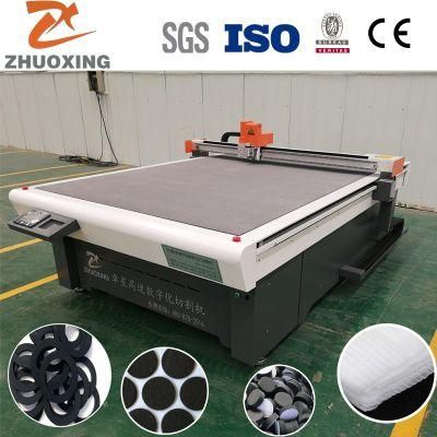 Hot Sale Zhuoxing Silicone Rubber Sheet CNC Knife Cutting Machine