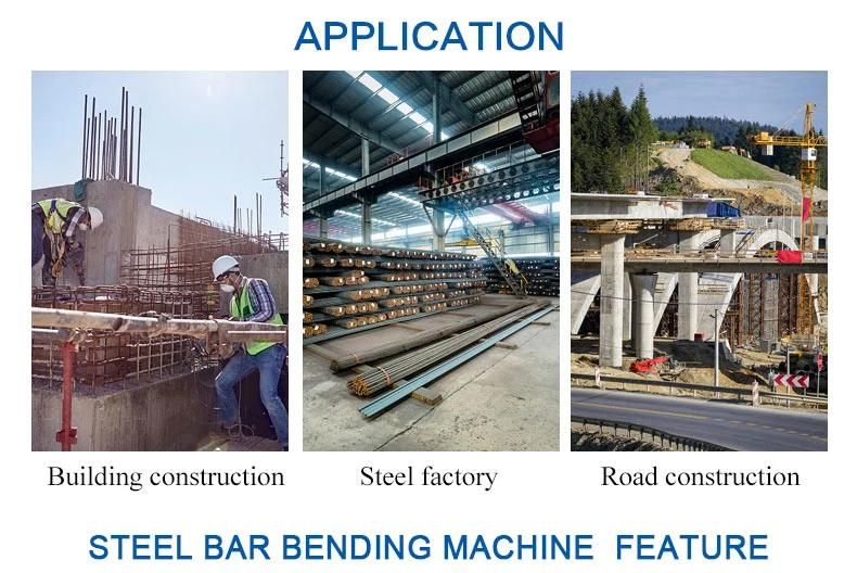 50mm Automatic Round Bar Bending Machine Rebar Bender Machine