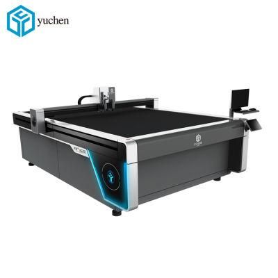 China Factory Yuchen Automatic Flexible Material No Laser Household Mats PVC Cutting Machine Gasket Cutter