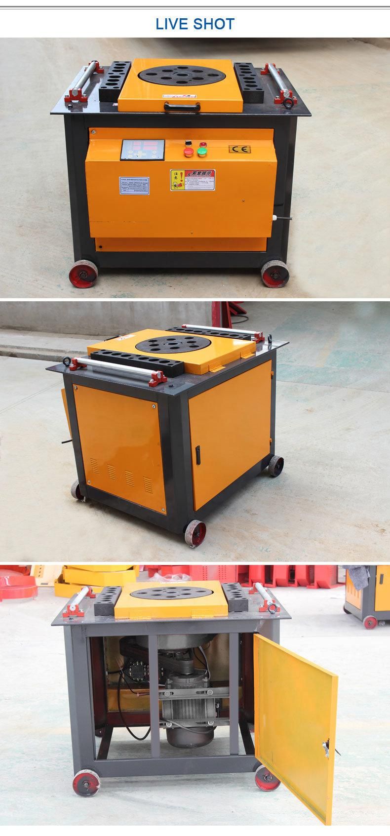 Digital Control 50mm Steel Bar Bending Machine Hydraulic Rebar Bender