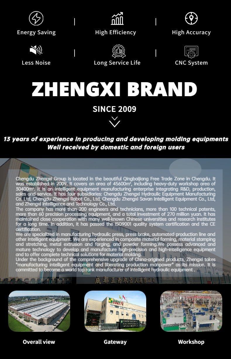 Zhengxi 4100mm Servo 4 Axis Sheet Processing Folding Machine