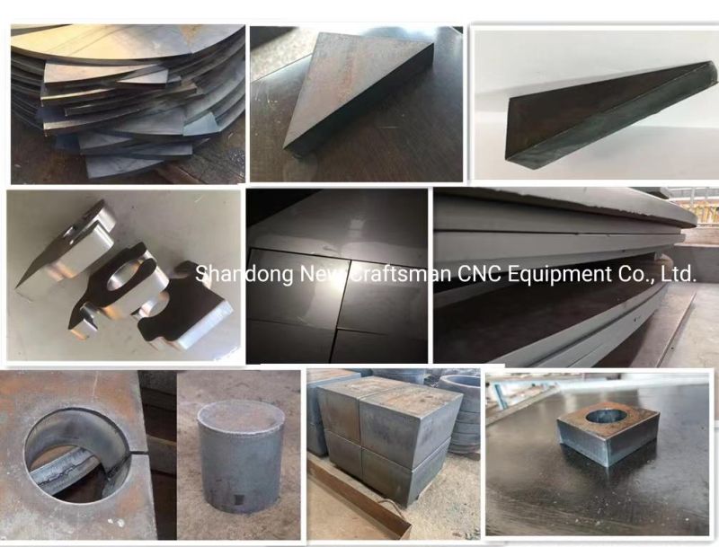 Cheap CNC Sheet Metal Carbon Steel Stainless Steel Aluminum Brass Cutting Plasma Cutting 200A CNC Flame Cutter