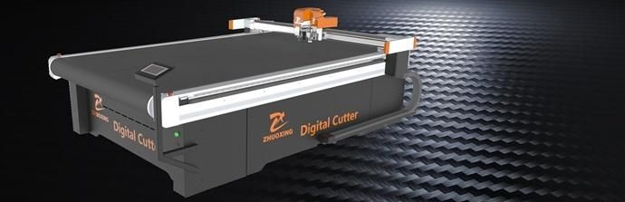 Zhuoxing Label Cutting Machine Digital Flatbed Cutter with Kiss Cutting Tool