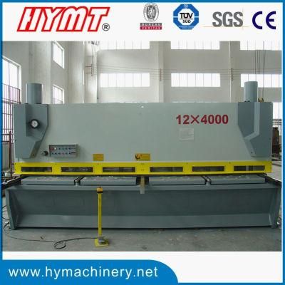 QC11y-12X4000 Hydraulic Guillotine Shearing Machine/metal shett cutting machine