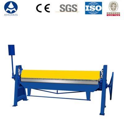 Hot Sale Ws-1*4000 Manual Sheet Metal Edging Folding Auminum Bending Machine Price