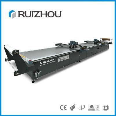 Industrial Automatic Feeding Garment Cutting Plotter with Conveyor Belt