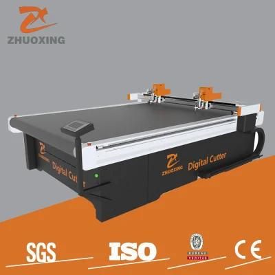 Multilayer Dress Shirt Cutting Machine Oscillating Knife Cutter