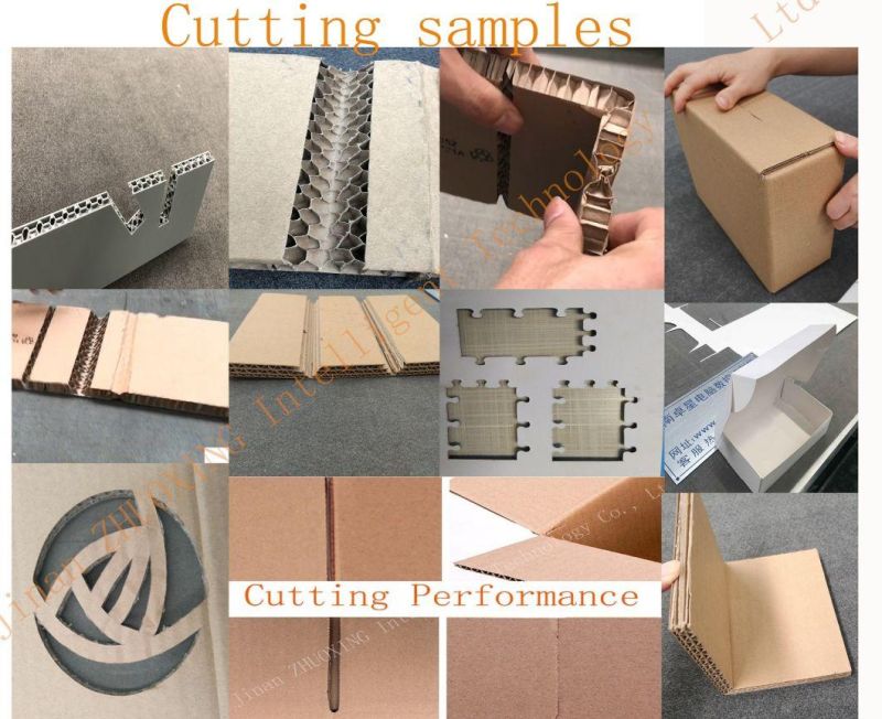 Corrugated Box Cardboard Flatbed Vibration Knife Cutter Cutting Machine