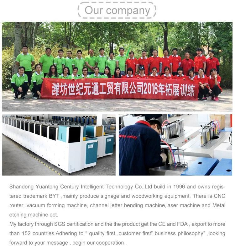 2019 Bytcnc Big Power LED Channel Letter Bending Machine