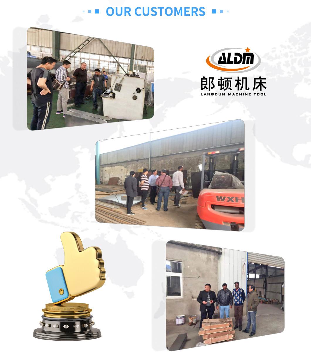 Automatic CE Approved Aldm Steel Plate Cutting Machine CNC Shearing machine