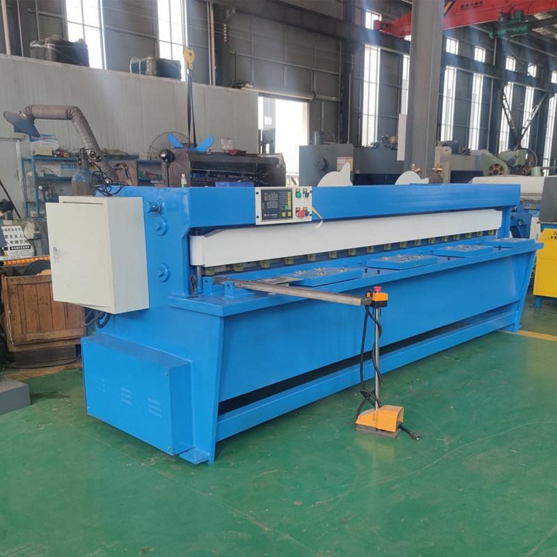 Electric Mechanical Sheet Metal Shearing Cutter Machine Motor Driven Plate Guillotine Shear Cutting Machine