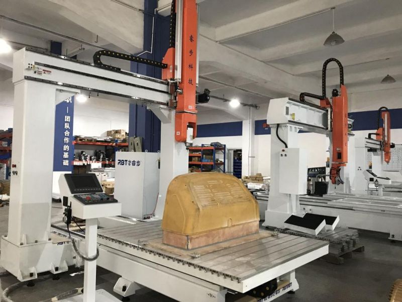 CNC Cutting Machine for Composite Materials Plastic/PC/ABS/PE/Acrylic/Carbon Fiber/ Wood/ Glass Steel Six Axis CNC Edge Cutting and Hole Drilling Machine