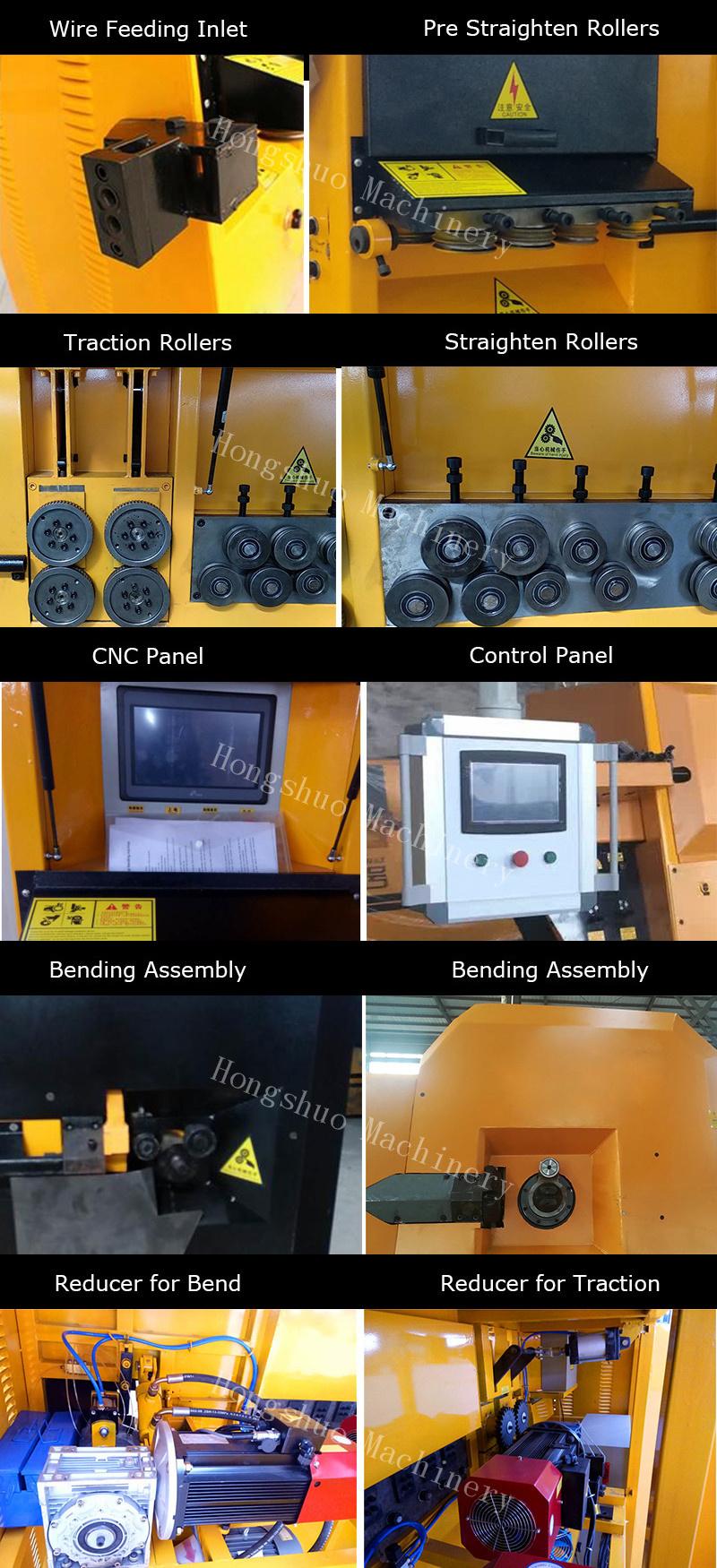 High Accuracy Stirrup Bender CNC Steel Bar Hoop Bending Machine