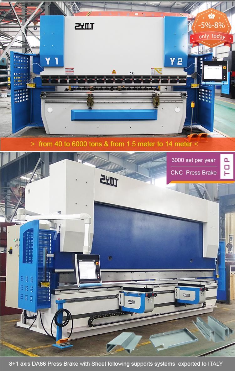 Press Brake Machine, Hydraulic Press Brake, CNC Press Brake, Servo Hybrid Press Brake, Sheet Matel Bending Machine 3-8 Axis with Ce Certification