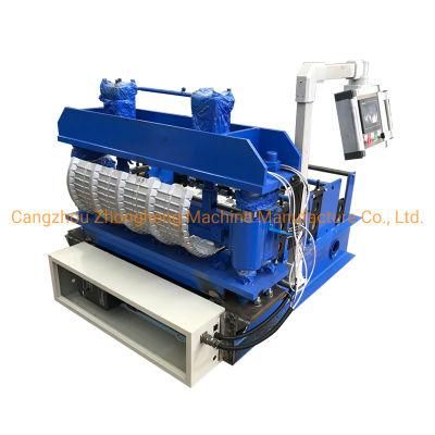 Auto Aluminium Roofing Sheet Roof Panel Curving Crimping Machine