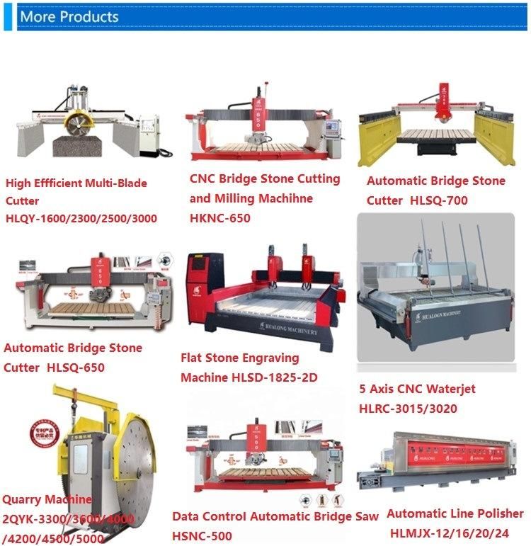 Hualong Machinery High Pressure 5 Axis CNC Waterjet Stone Glass Metal Cutting Machine Hlrc-3020 for Granite Marble Countertop