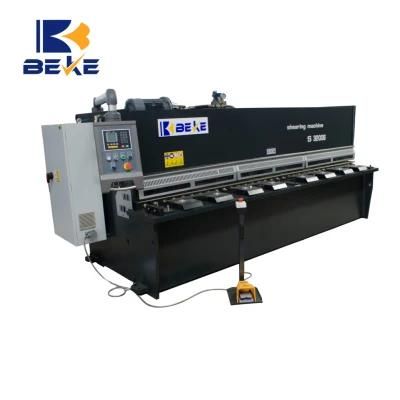 Beke QC12K 6*2500 Ss Sheet Hydraulic Nc Shearer Machine Carbon Steel Plate Cutter Machine